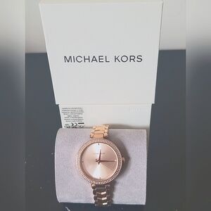 Rose gold watch
